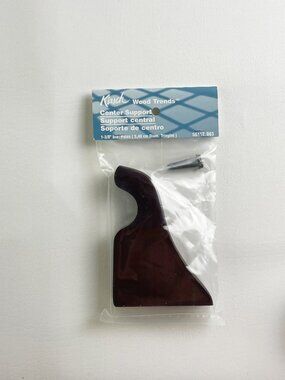 Kirsch Pole Bracket For 1 3/8" Pole Mahogany 1 Bracket